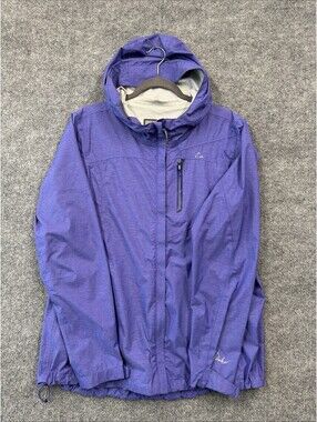 PARADOX Rain Shell Jacket Purple Windbreaker Hooded Hiking Women’s X-Large